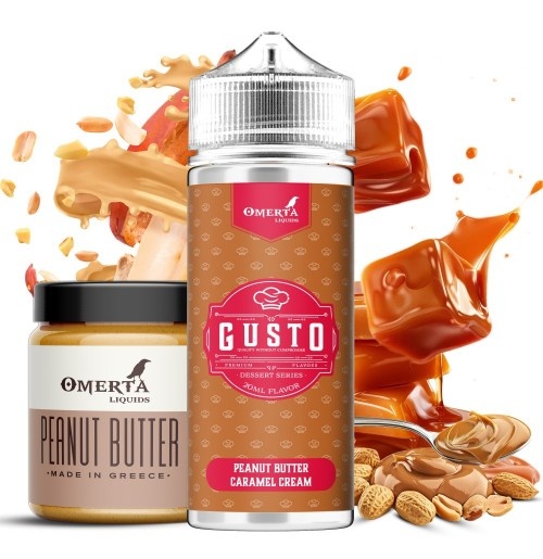 Omerta Gusto Peanut Butter Caramel Cream 20/120ml